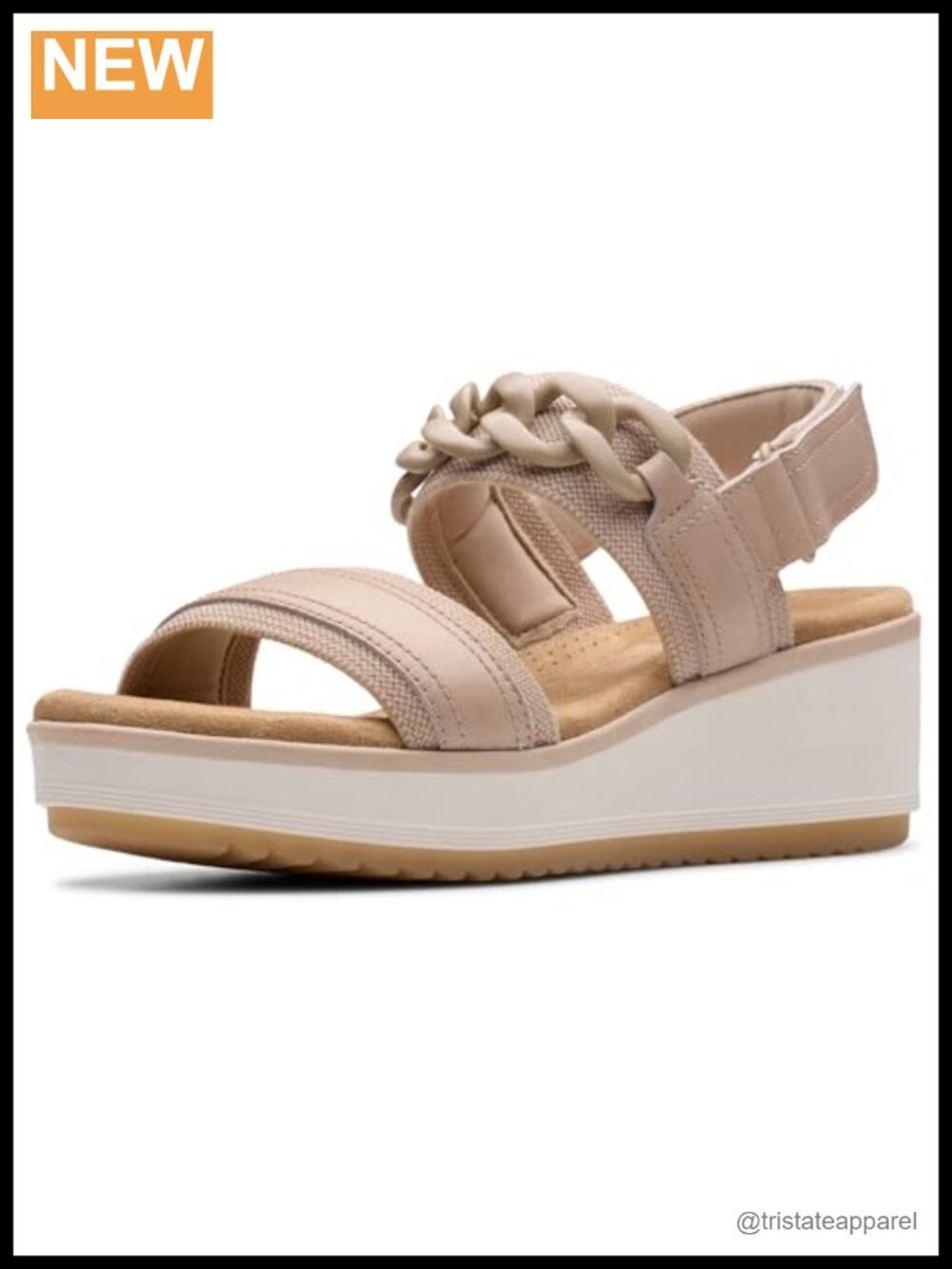 Women's Classic Platform Wedge Sandals, Open Toe Slingback, Slip-On